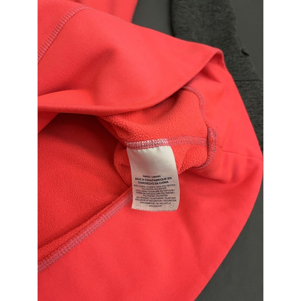 Nike‎ Womens Hoodie Size Small Neon Pink/ Gray Therma-Fit Athletic Sweater - Picture 6 of 12